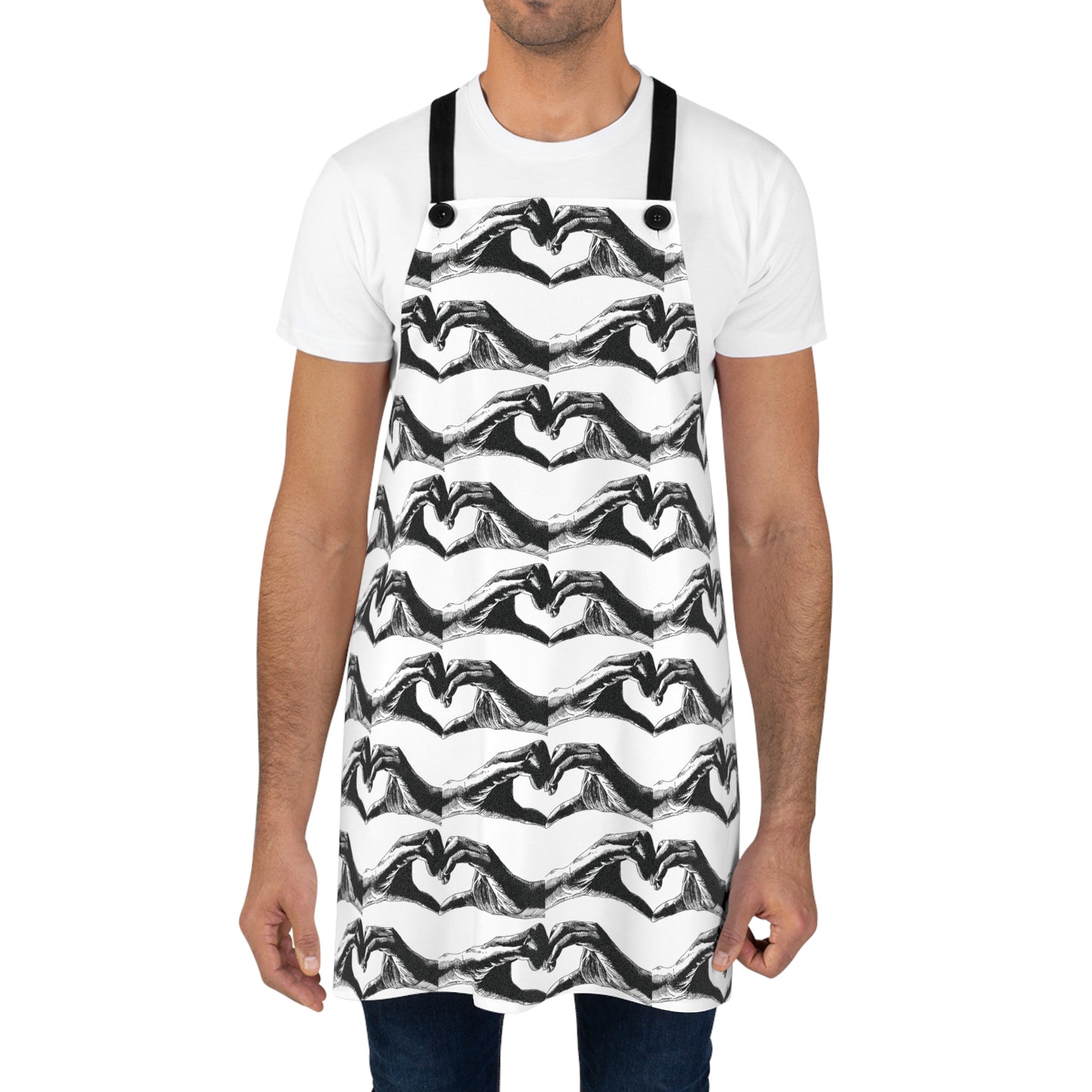 Openhearted Heart Hands Apron