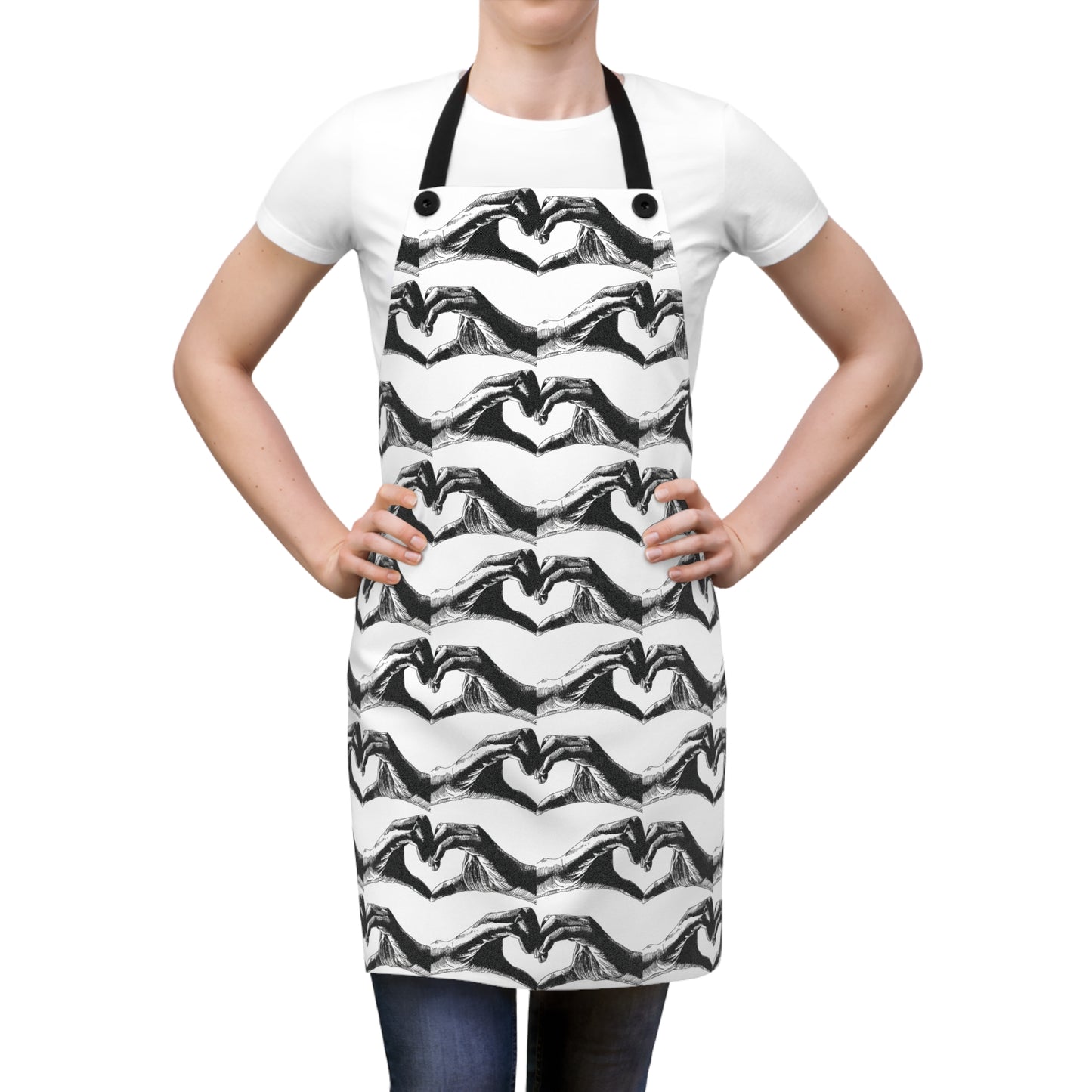 Openhearted Heart Hands Apron