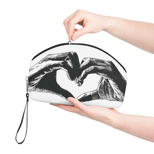 Openhearted Heart Hands Accessory Bag