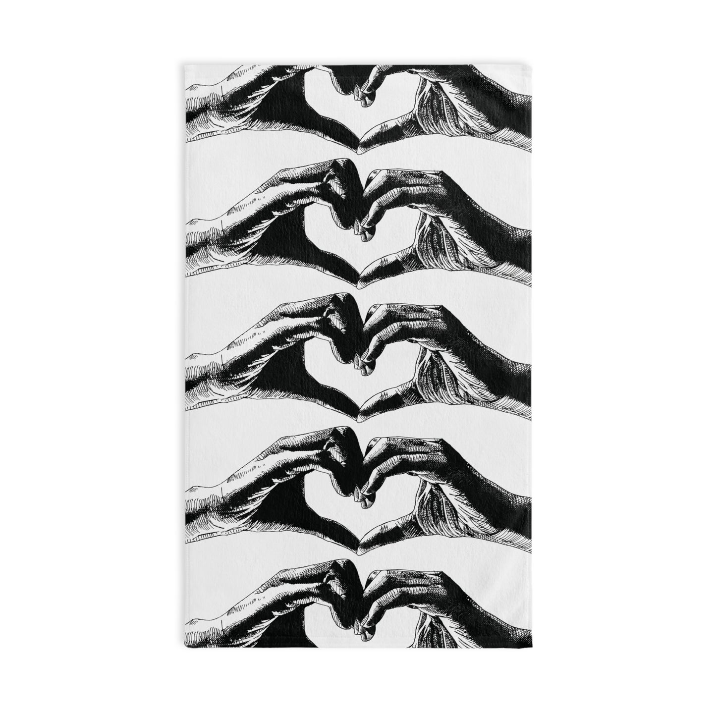 Openhearted Heart Hands Hand Towel