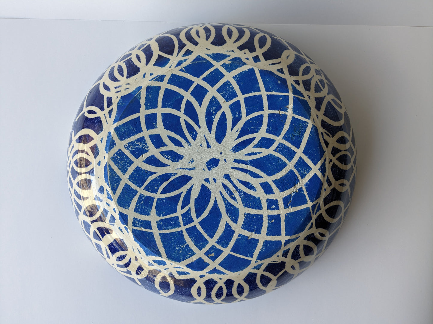 Caffeinated Spider × Emergent Lotus 15" Diameter Giant Statement Cobalt Bowl (in-person pickup only)