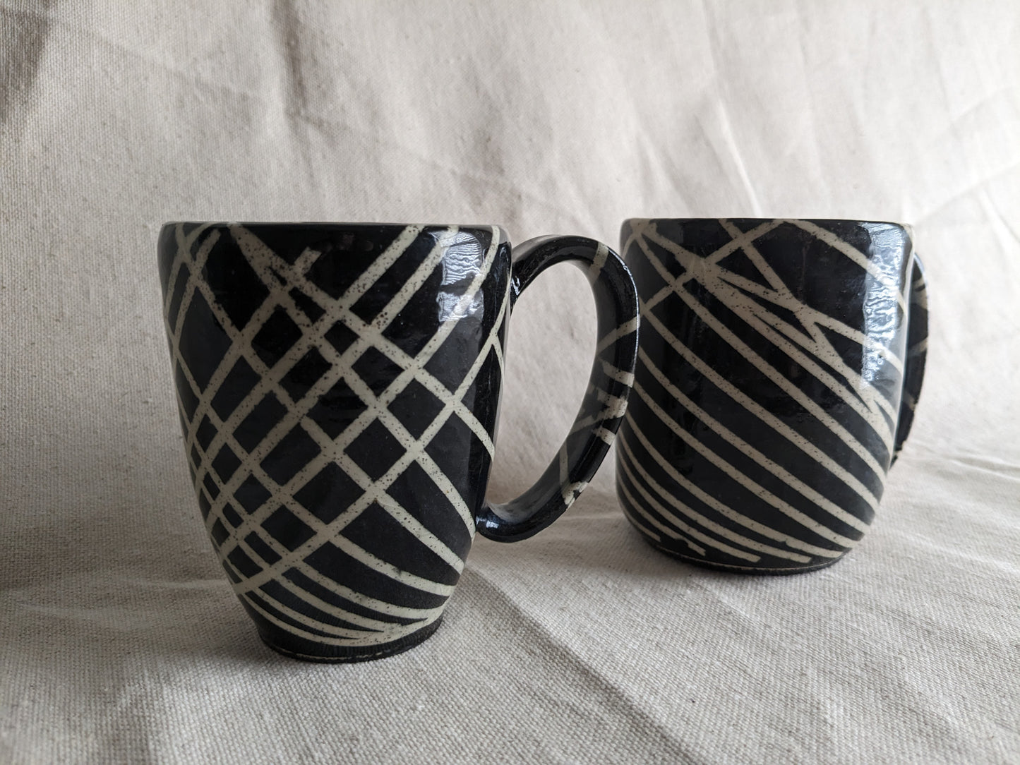 Caffeinated Spider Monochrome and Multicolor Mugs