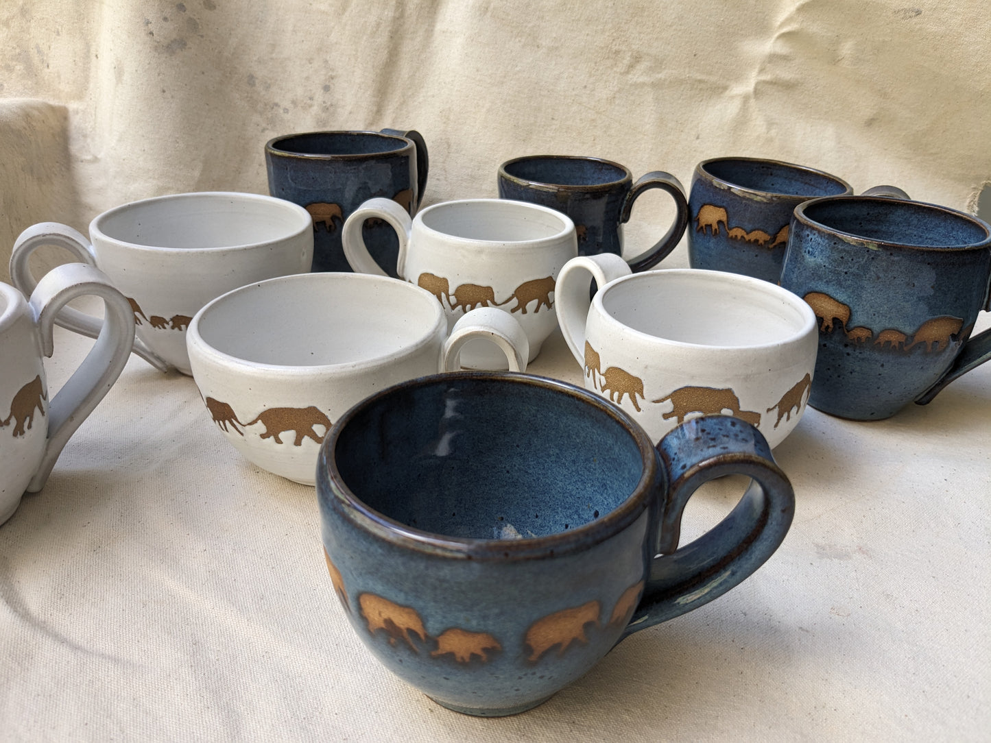 Elephant Parade Chocolate Clay Mugs