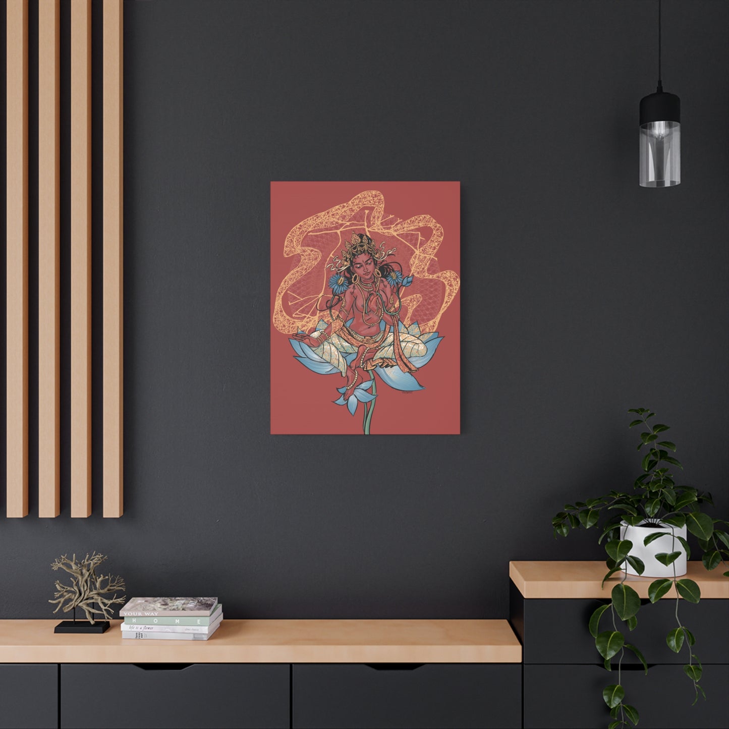 Goddess of Compassion Rainbow Tara Matte Canvas