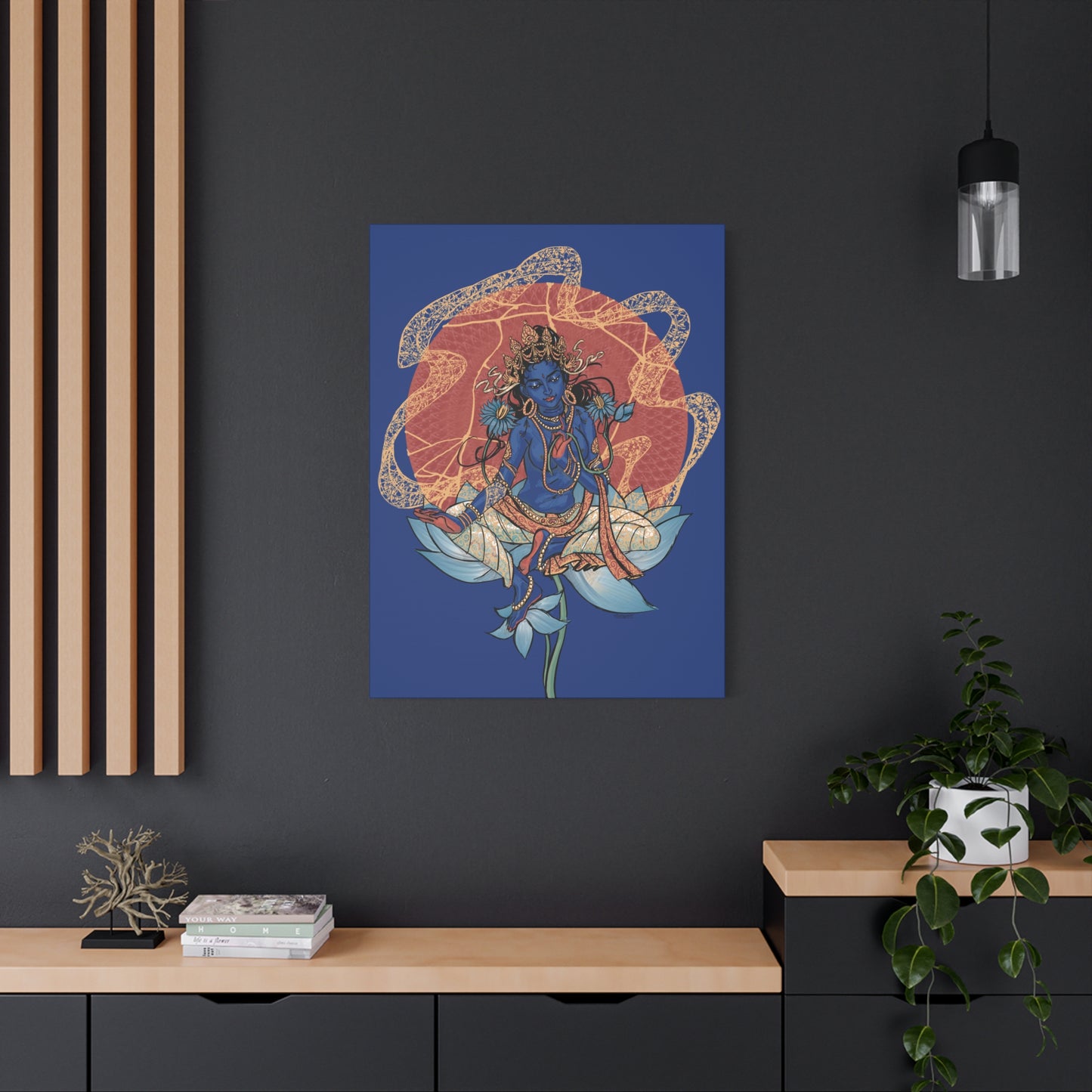 Goddess of Compassion Rainbow Tara Matte Canvas